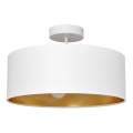 Sietynas ant stulpo ALBA 3xE27/15W/230V baltas/aukso