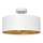 Sietynas ant stulpo ALBA 3xE27/15W/230V baltas/aukso
