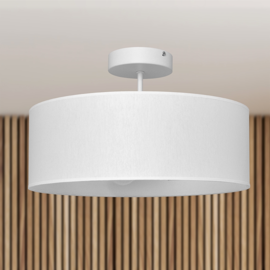 Sietynas ant stulpo ALBA 3xE27/15W/230V baltas