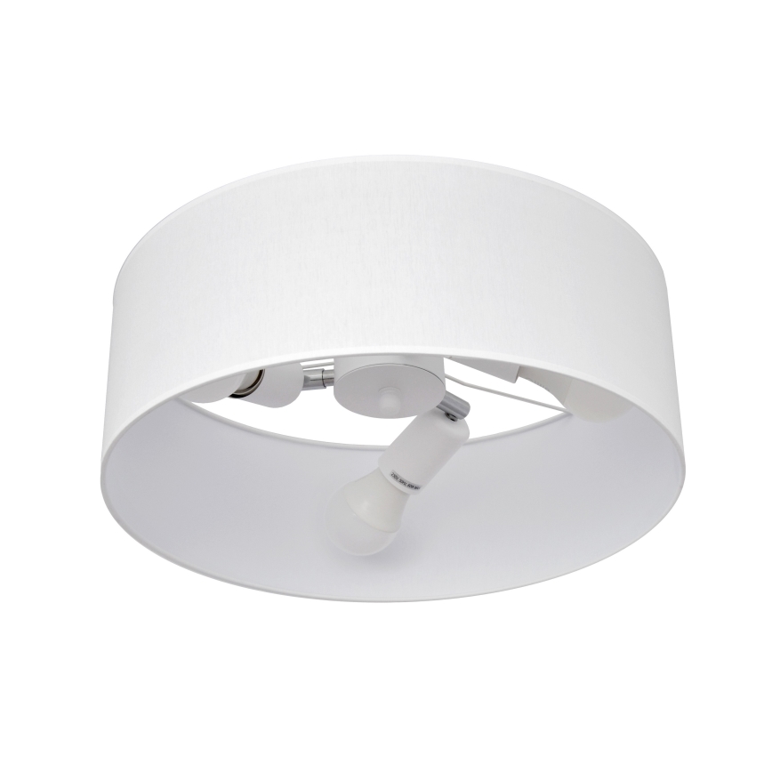 Sietynas ant stulpo ALBA 3xE27/15W/230V baltas