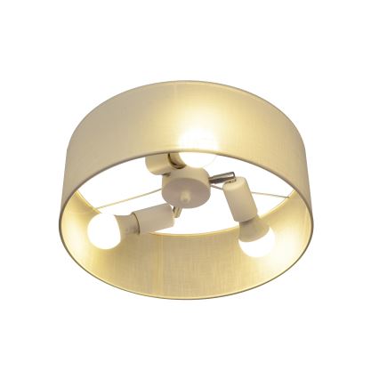 Sietynas ant stulpo ALBA 3xE27/15W/230V kreminis