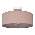 Sietynas ant stulpo ALBA 3xE27/15W/230V rožinis