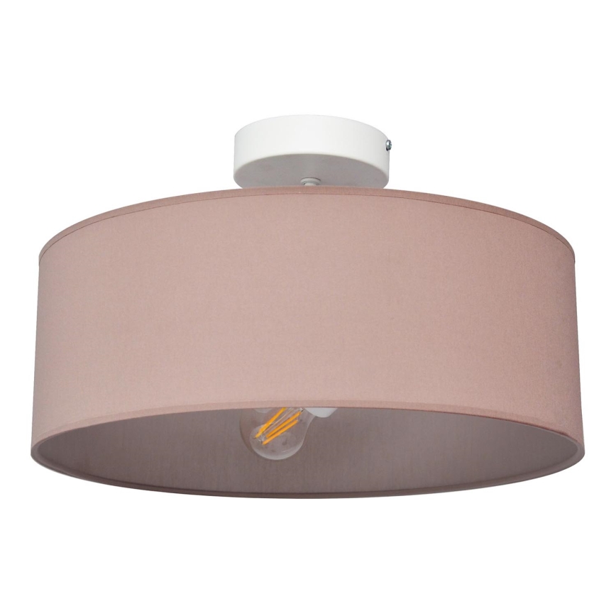 Sietynas ant stulpo ALBA 3xE27/15W/230V rožinis