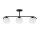 Sietynas ant stulpo AMADEO 3xE14/40W/230V juoda
