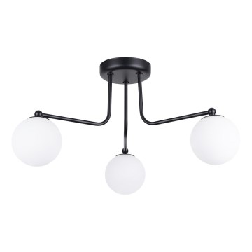 Sietynas ant stulpo ASTRAL 3xG9/8W/230V juoda