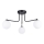 Sietynas ant stulpo ASTRAL 3xG9/8W/230V juoda
