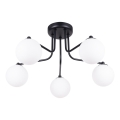 Sietynas ant stulpo ASTRAL 5xG9/8W/230V juoda
