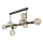 Sietynas ant stulpo ASTRID 8xE27/60W/230V juoda