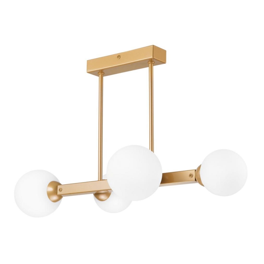 Sietynas ant stulpo ASTRO 4xG9/5W/230V aukso