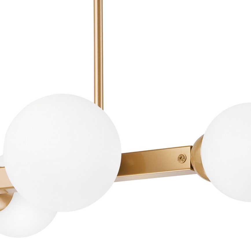 Sietynas ant stulpo ASTRO 4xG9/5W/230V aukso