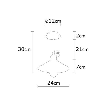 Sietynas ant stulpo BERCESTE 1xE27/40W/230V