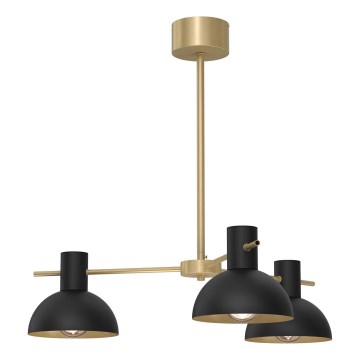 Sietynas ant stulpo ESTATE MINI 3xE27/15W/230V juoda