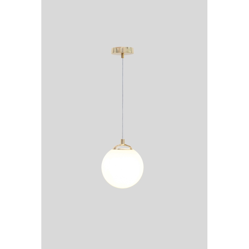 Sietynas ant stulpo FIRA 1xE27/60W/230V auksas