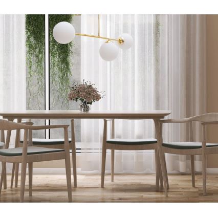 Sietynas ant stulpo FIRA 3xE27/60W/230V auksas