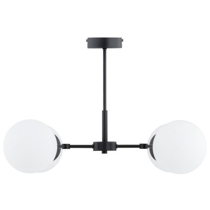 Sietynas ant stulpo FOTON 4xE14/10W/230V juoda