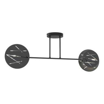Sietynas ant stulpo FRICK 2xE27/15W/230V juoda