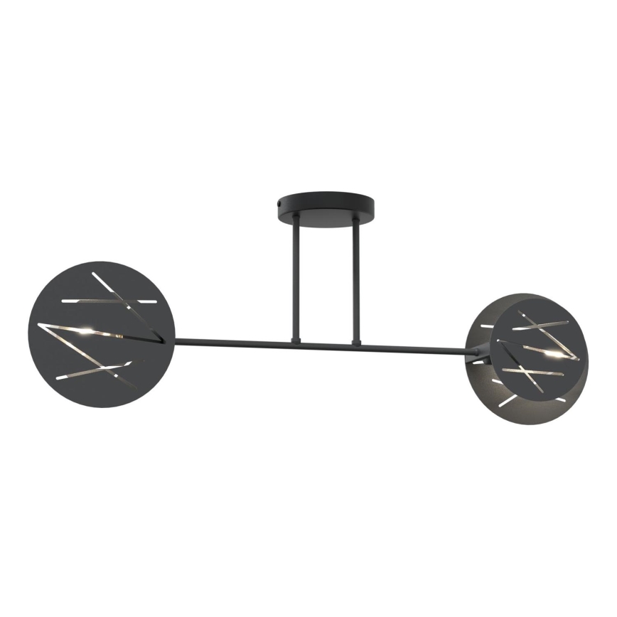 Sietynas ant stulpo FRICK 2xE27/15W/230V juoda