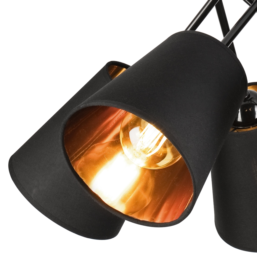 Sietynas ant stulpo IRMA 5xE27/60W/230V juoda