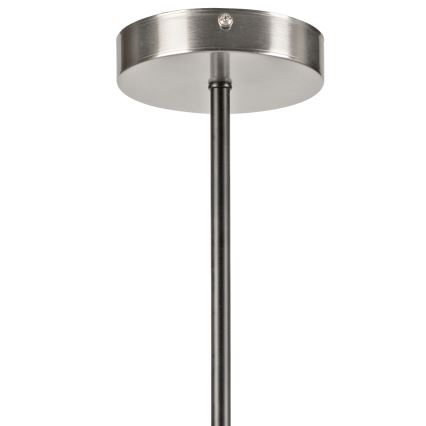 Sietynas ant stulpo LILOU 6xE14/5W/230V matinis chromas/dūminis