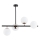 Sietynas ant stulpo LURO 4xE14/10W/230V juoda
