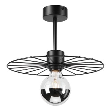 Sietynas ant stulpo MONTANA 1xE27/15W/230V diametras 30 cm juoda