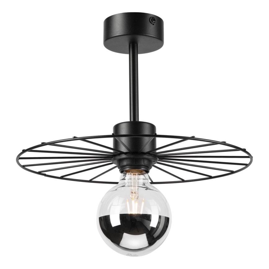 Sietynas ant stulpo MONTANA 1xE27/15W/230V diametras 30 cm juoda