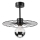 Sietynas ant stulpo MONTANA 1xE27/15W/230V diametras 30 cm juoda