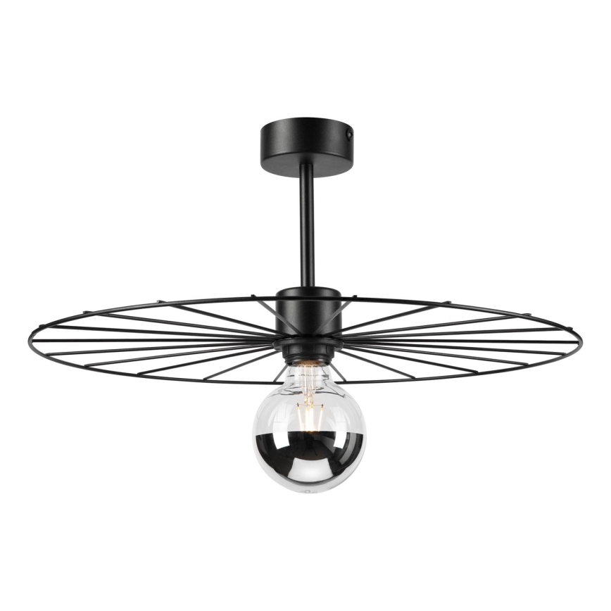 Sietynas ant stulpo MONTANA 1xE27/15W/230V diametras 45 cm juoda