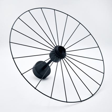 Sietynas ant stulpo MONTANA 1xE27/15W/230V diametras 45 cm juoda