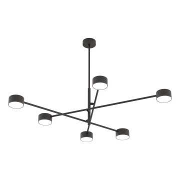 Sietynas ant stulpo NATSU 6xGX53/12W/230V juoda
