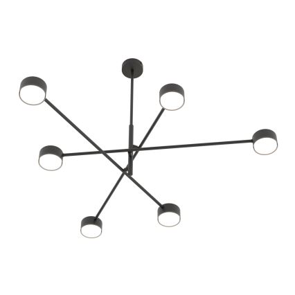 Sietynas ant stulpo NATSU 6xGX53/12W/230V juoda