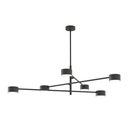 Sietynas ant stulpo NATSU 6xGX53/12W/230V juoda