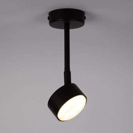 Sietynas ant stulpo NEMO 1xGX53/12W/230V 24 cm juoda