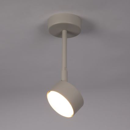 Sietynas ant stulpo NEMO 1xGX53/12W/230V 24 cm smėlio spalva