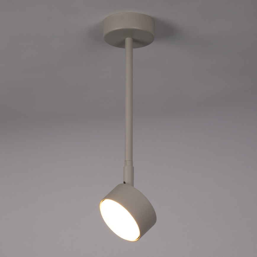 Sietynas ant stulpo NEMO 1xGX53/12W/230V 35 cm smėlio spalva