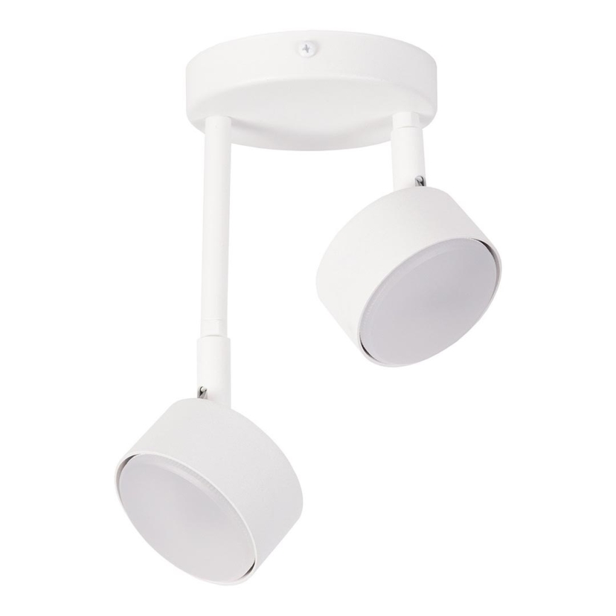 Sietynas ant stulpo NEMO 2xGX53/12W/230V balta