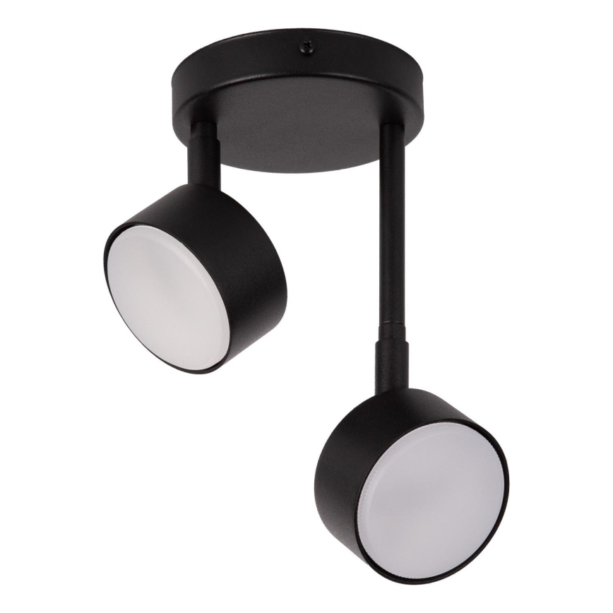 Sietynas ant stulpo NEMO 2xGX53/12W/230V juoda