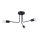 Sietynas ant stulpo NORAH 3xE27/15W/230V juoda