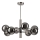 Sietynas ant stulpo ROLLO 8xE14/5W/230V matinis chromas/dūminis