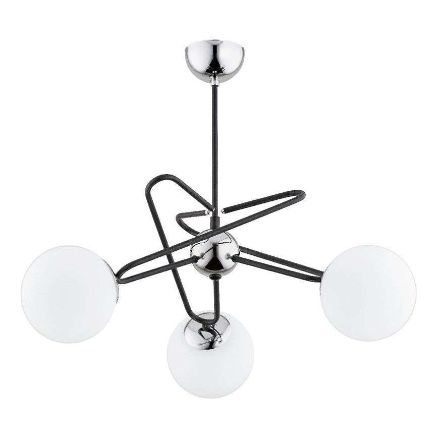 Sietynas ant stulpo SAGITO 3xE14/10W/230V chromas