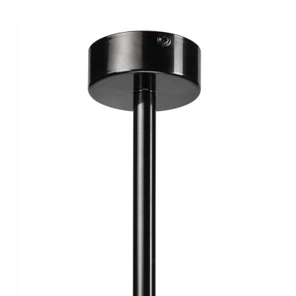 Sietynas ant stulpo TARO 1xE27/60W/230V juodas