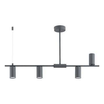 Sietynas ant stulpo URANOS 4xGU10/10W/230V pilka