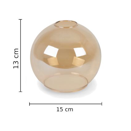 Sietynas ant stulpo VASCO 4xE27/60W/230V juoda/dūminis smėlio spalva