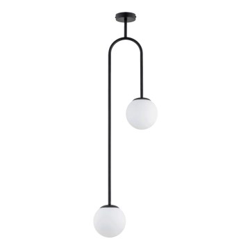 Sietynas ant stulpo VECTOR 2xE14/10W/230V juoda