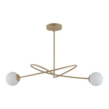Sietynas ant stulpo VELVET 2xG9/12W/230V aukso