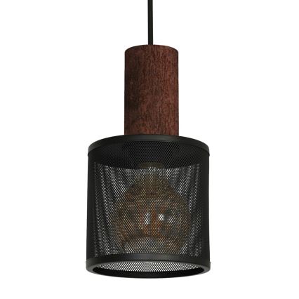 Sietynas ant virvės ARES BLACK 1xE27/60W/230V