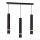 Sietynas ant virvės JOKER BLACK WOOD 3xGU10/8W/230V