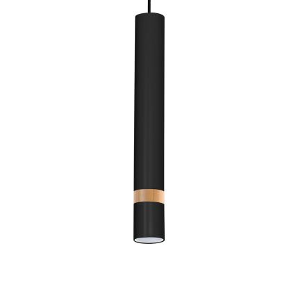 Sietynas ant virvės JOKER BLACK WOOD 3xGU10/8W/230V