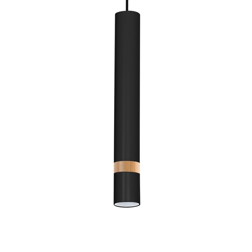 Sietynas ant virvės JOKER BLACK WOOD 3xGU10/8W/230V
