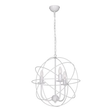 Sietynas GLOBE 3 3xE14/60W balta